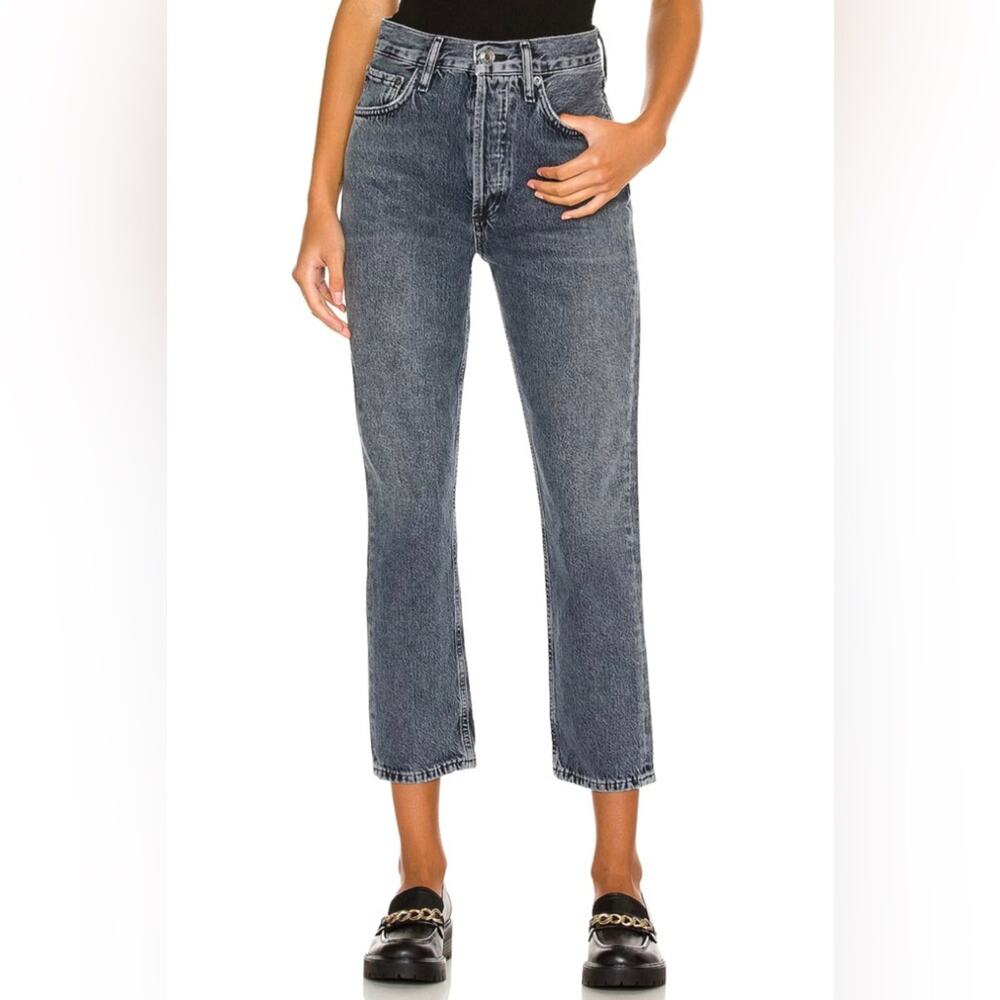 AGOLDE Riley Straight Crop Jeans 29 Black
